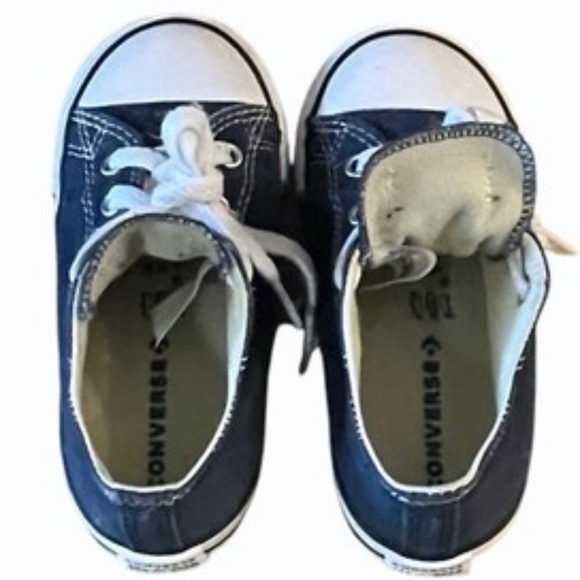Converse All Star Chuck Taylor Kids Shoes Size 9 Toddler Blue Sneakers - Picture 6 of 9